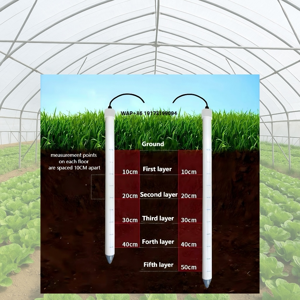 Soil Moisture Sensor - Precision Agriculture Remote NPK EC Temperature