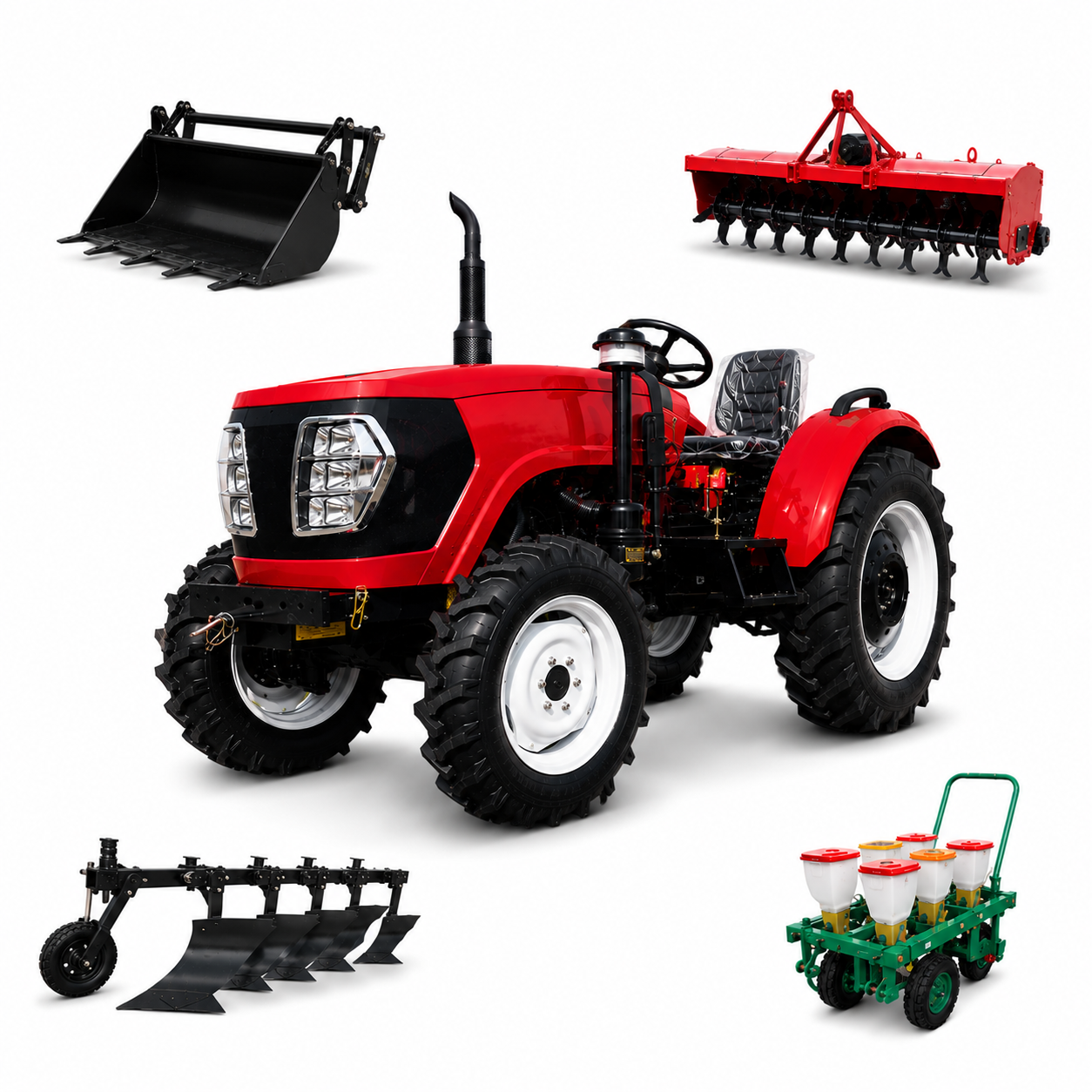 Agriculture Farming Services - Customizable Remote Control Crawler Tractor with