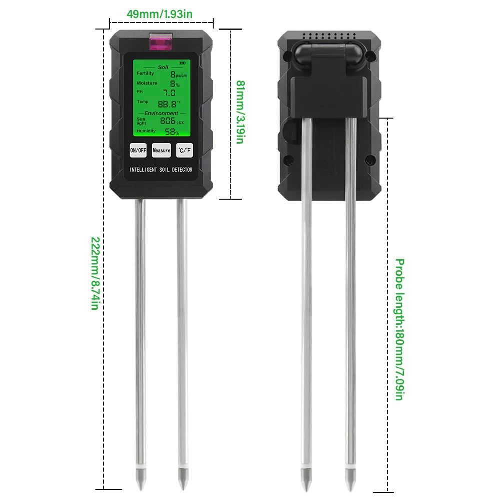 Plant Growth Regulator - ST03 Six-in-One Soil Tester Moisture Meter