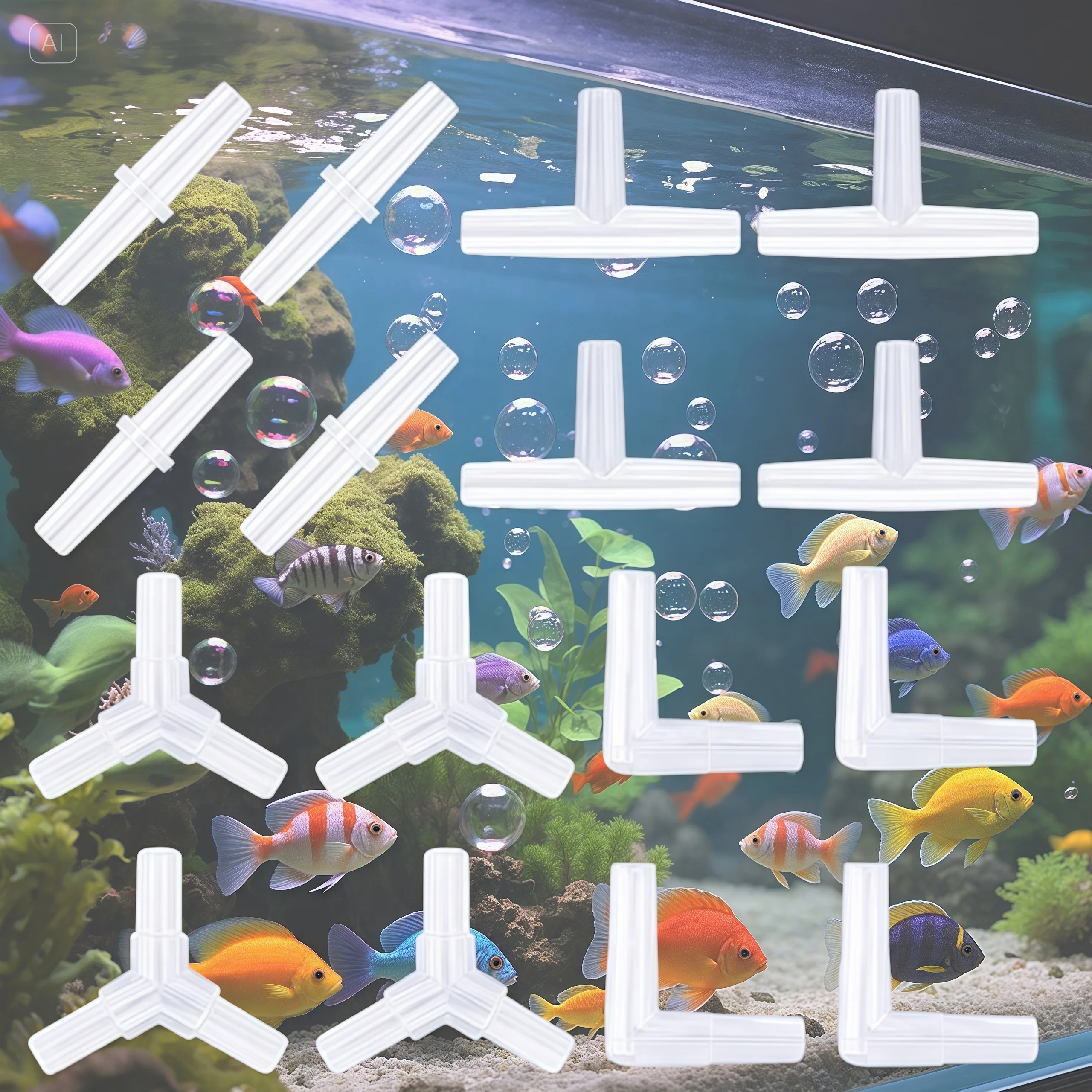 20/40Pcs Aquarium Air Pump Con - Aquaculture Aerator Pump avis et prix