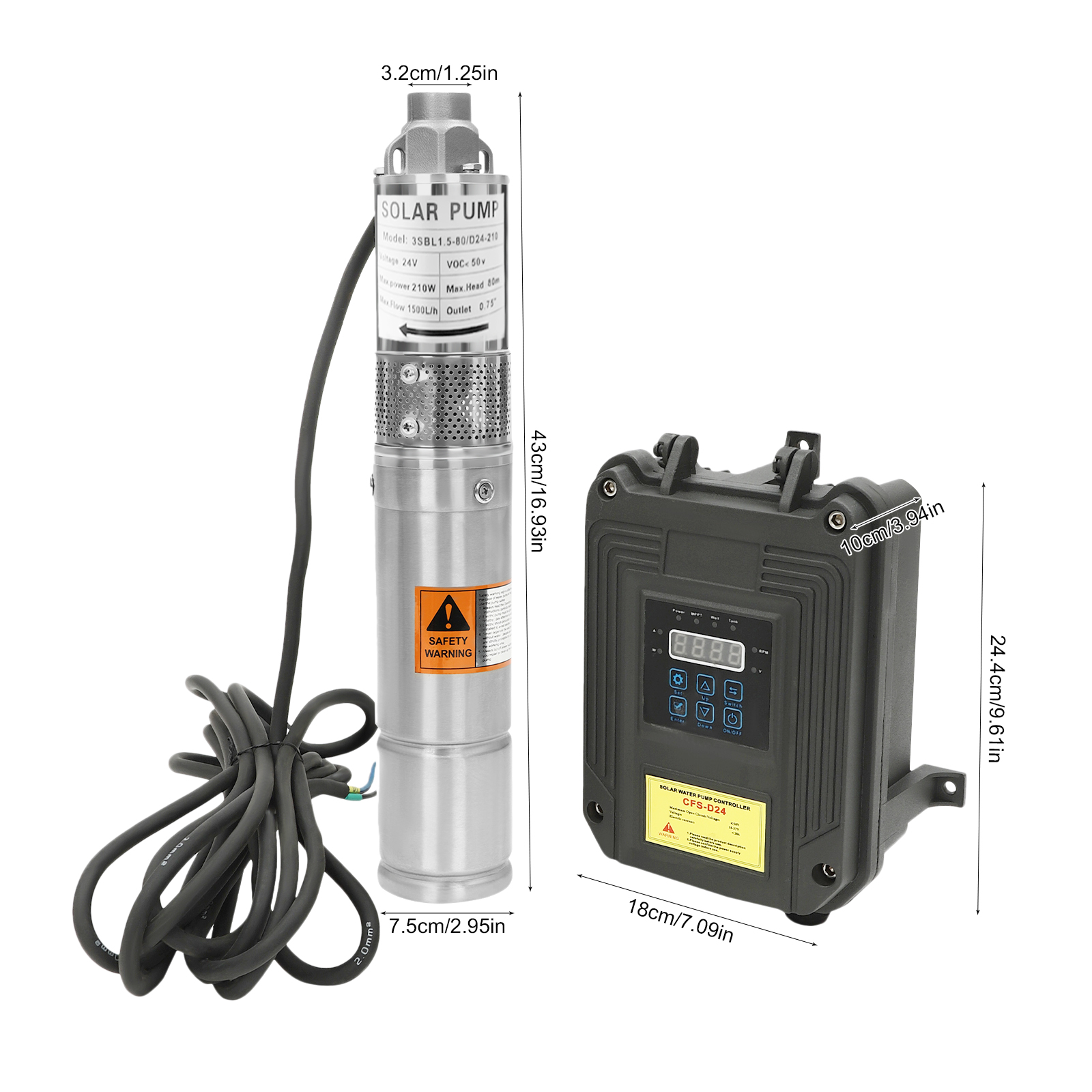 210W Deep Well Submersible Pum - Agriculture Farming Services avis et prix
