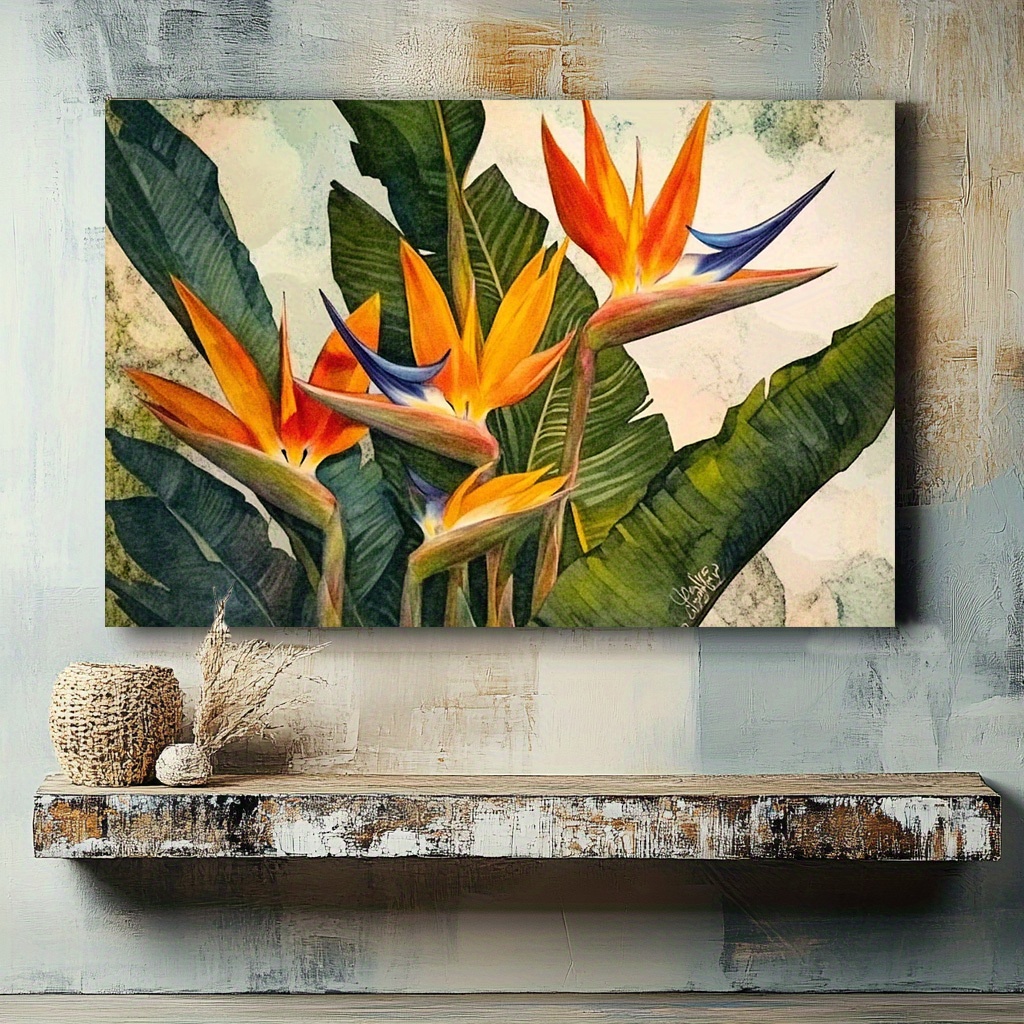 Vibrant Tropical Orchid Poster - Orchard Sprayer Tractor avis et prix