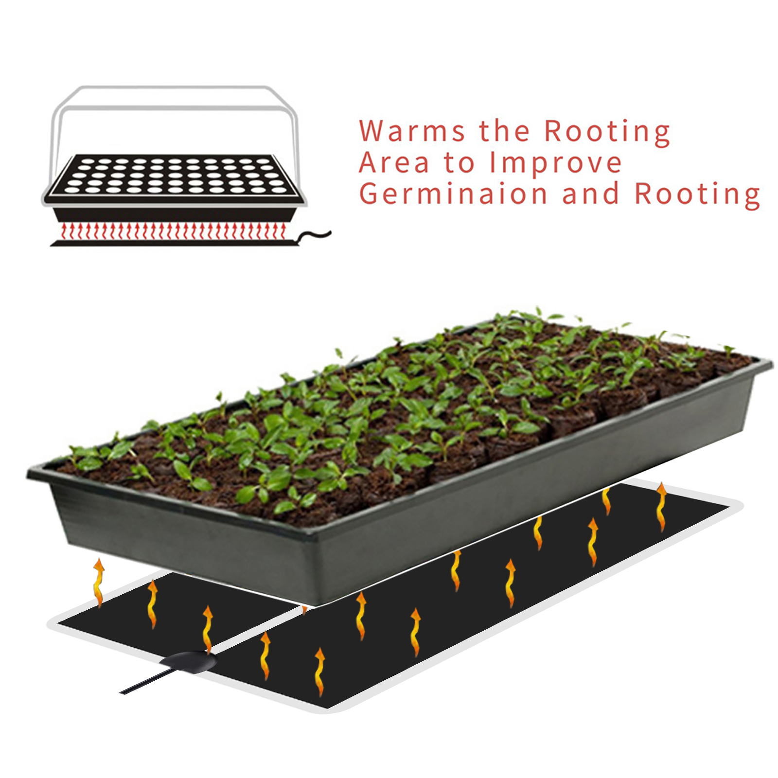 5~45W Seedling Heat Mat 220V~2 - Plant Growth Regulator avis et prix
