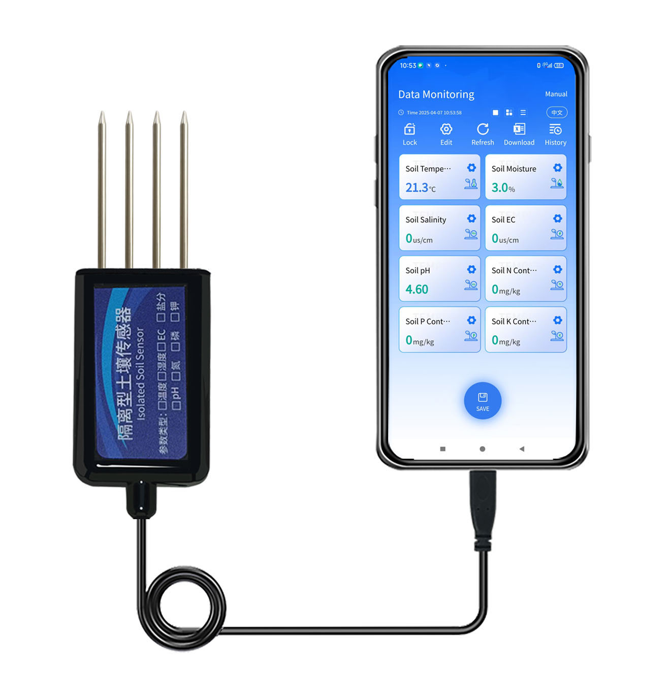 8 in 1 Digital Soil Sensor And - Soil Moisture Sensor avis et prix