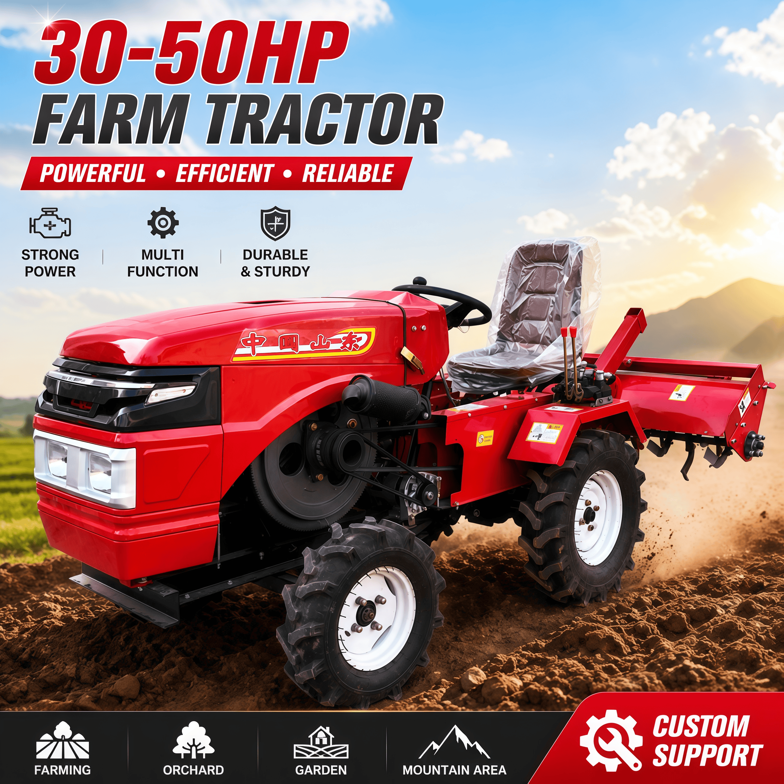 Customized Farm Tractor Compac - Agriculture Farming Services avis et prix