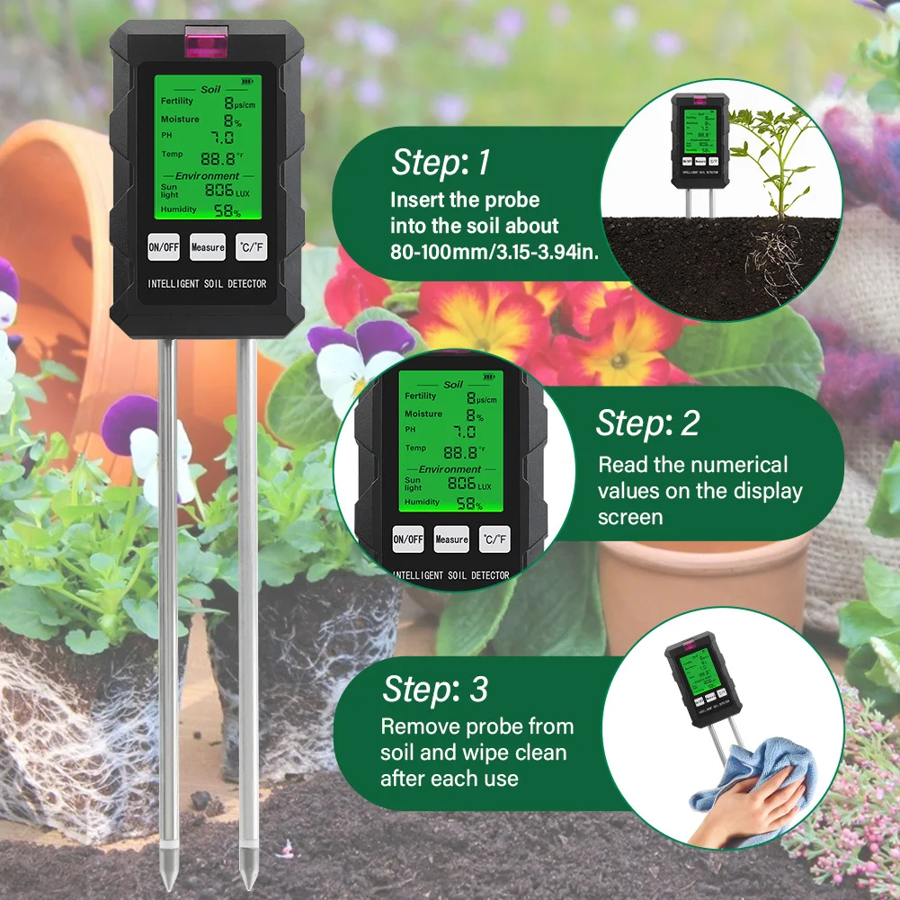 ST03 Six-in-One Soil Tester Mo - Plant Growth Regulator avis et prix