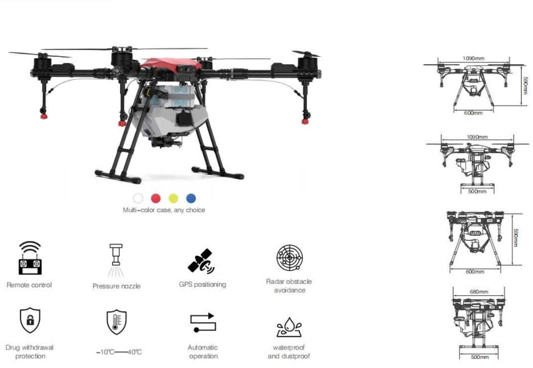 Professional 16L Agricultural  - Farming Agriculture Drone avis et prix