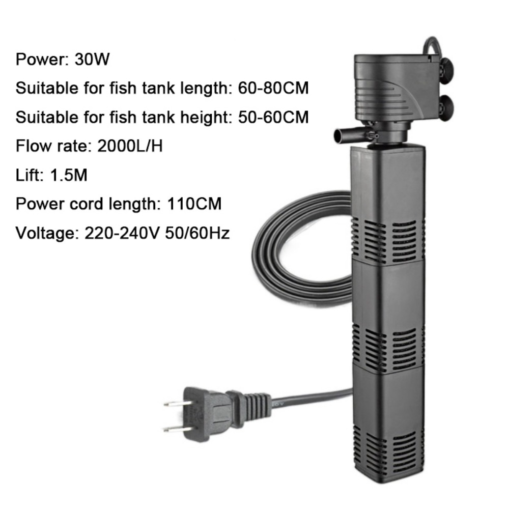 Plastic 3 in 1 Fish Tank Filte - Aquaculture Aerator Pump avis et prix
