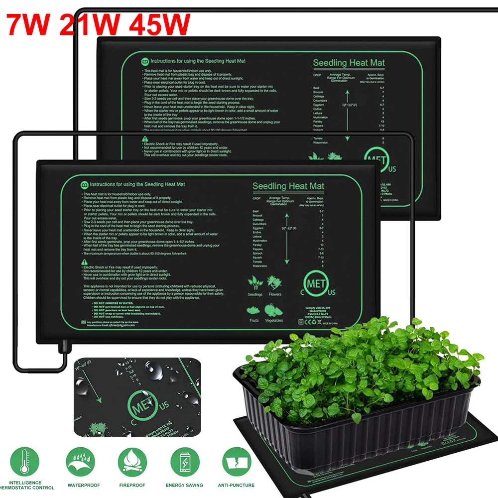 10/25/50CM Seedling Heat Mat I - Plant Growth Regulator avis et prix
