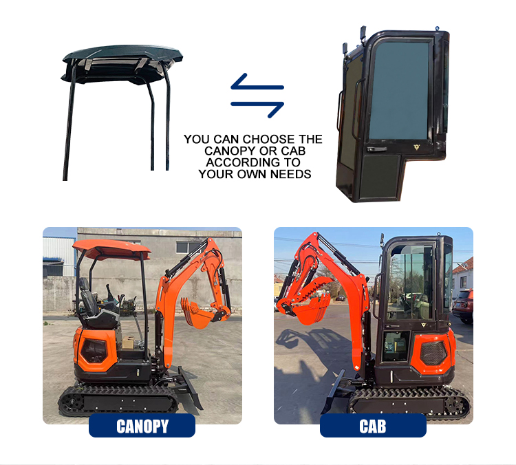 Mini Excavator Hydraulic Crawl - Agriculture Farming Services avis et prix