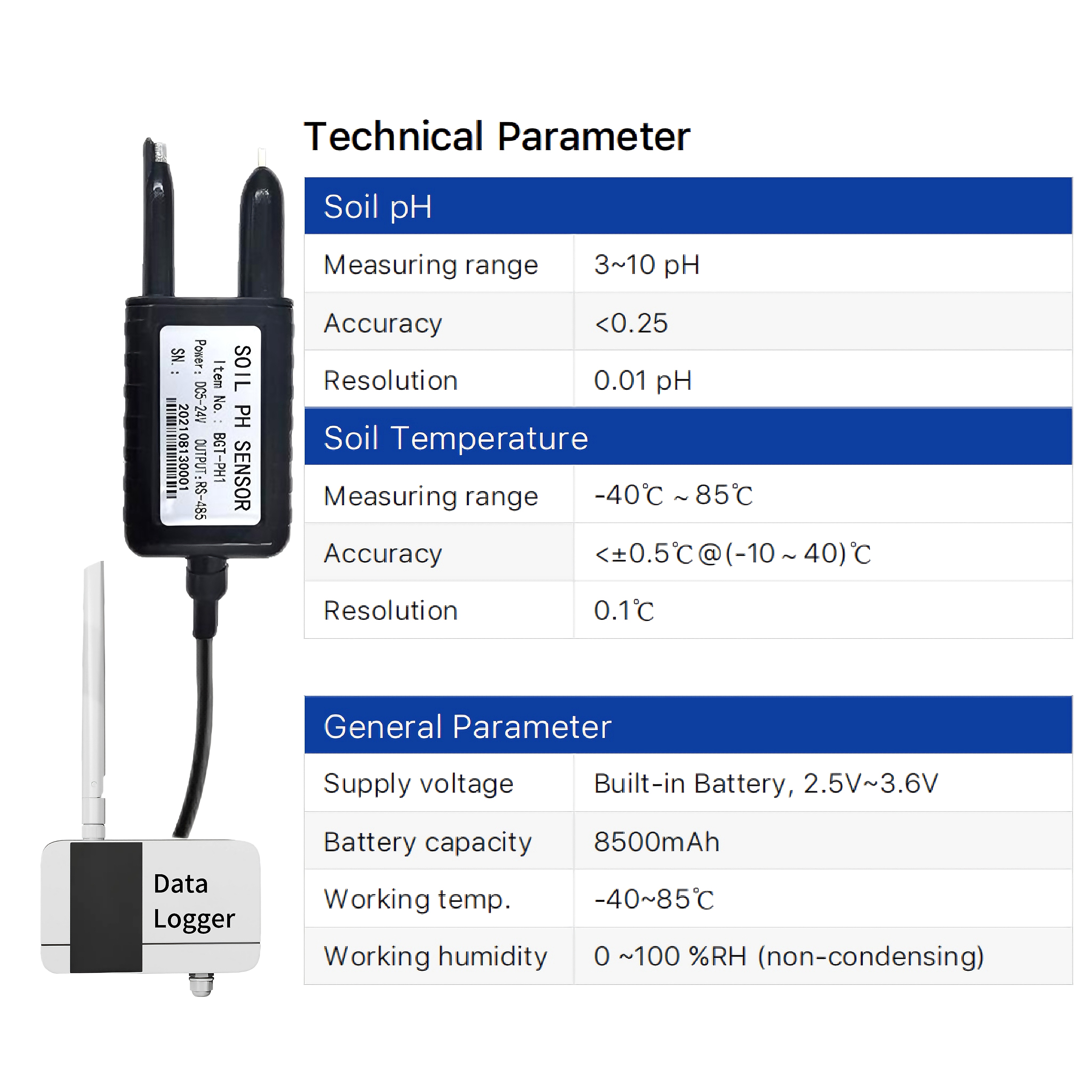 BGT Low Power Wireless IoT Soi - Soil Moisture Sensor avis et prix