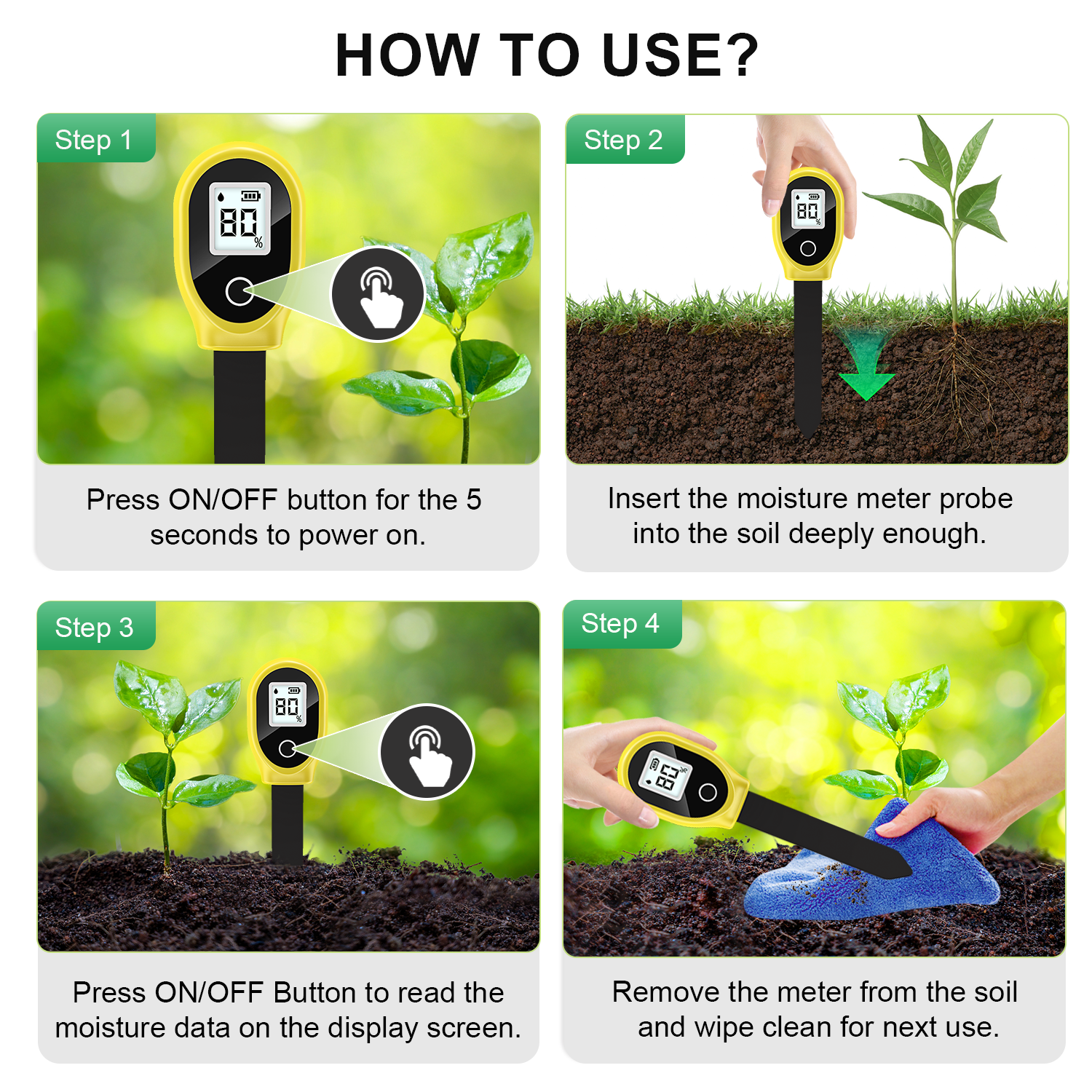 Soil Moisture Sensor Monitor P - Plant Growth Regulator avis et prix